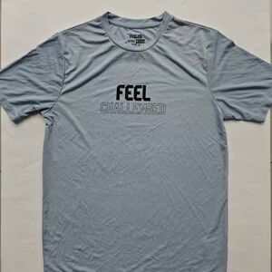Feel Challenged Men's Gray T-Shirt
